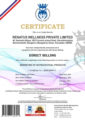 Renatus direct selling certified